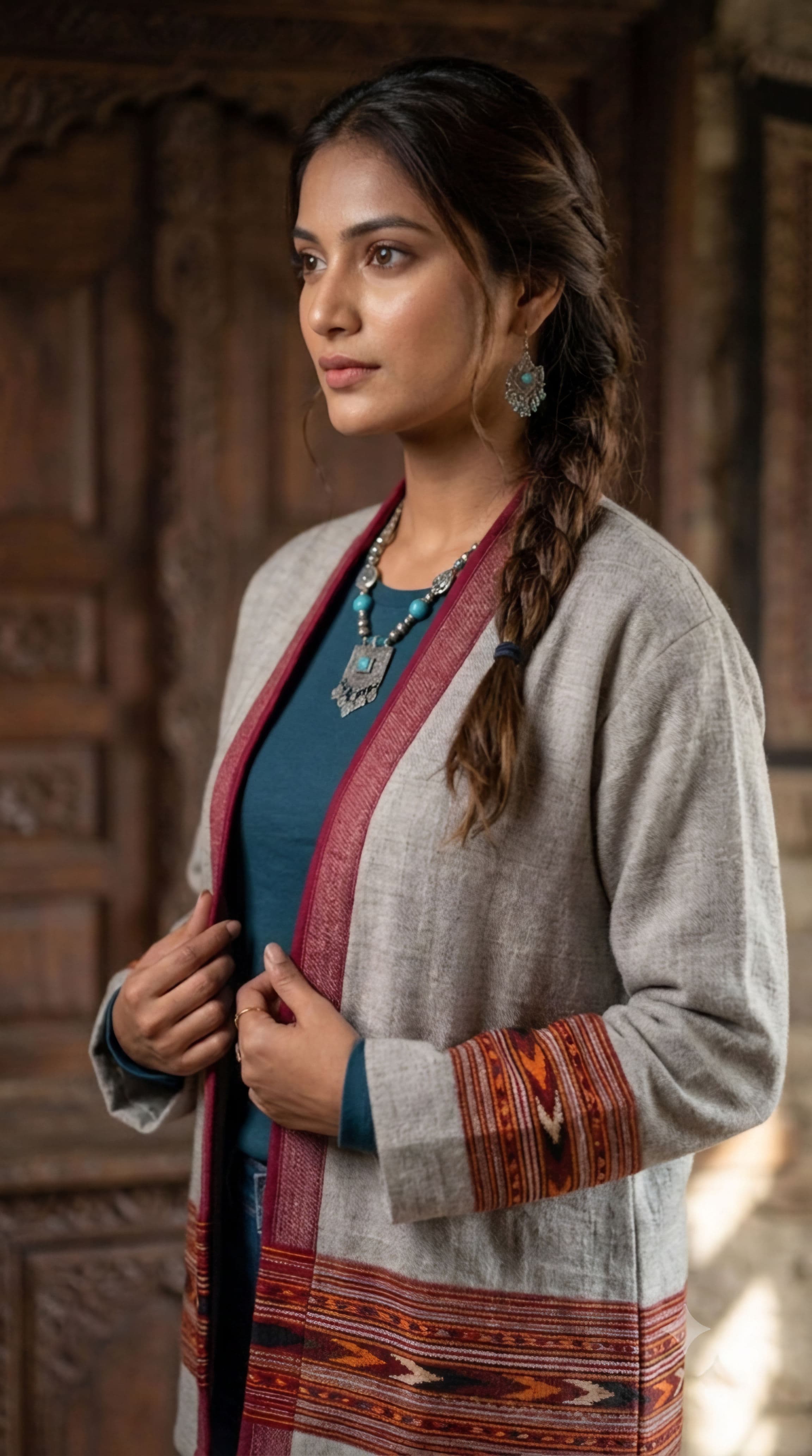 kullu shawl Cape