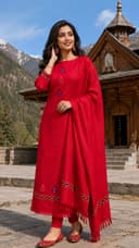 Kullu suit Temple design